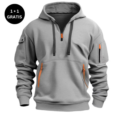 Dropped Shoulder Hoodie – Unisex Oversized Pullover with Pocket - 3KDyn